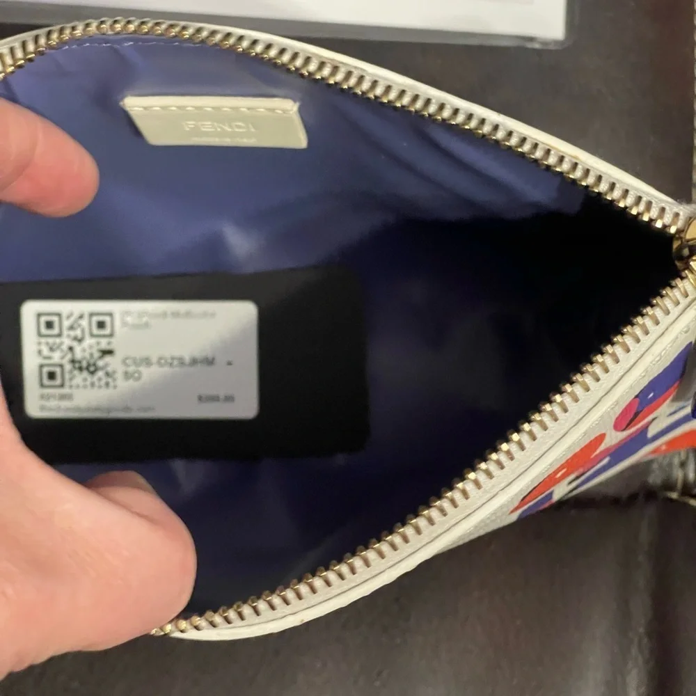 Fendi Roma Pouch with COA